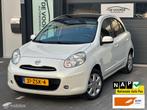 Nissan Micra 1.2 DIG-S Tekna GlazenDak/Keyless/Cruise/P.Sens, Auto's, Nissan, Voorwielaandrijving, Euro 5, Stof, Gebruikt