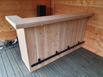 Unieke buitenbar voor mancave van steigerhout of douglashout beschikbaar voor biedingen