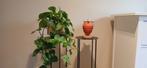 Metalen zuil  /  Plantentafeltje  / 2 stuks, Huis en Inrichting, Woonaccessoires | Zuilen en Pilaren, Ophalen of Verzenden, Zo goed als nieuw