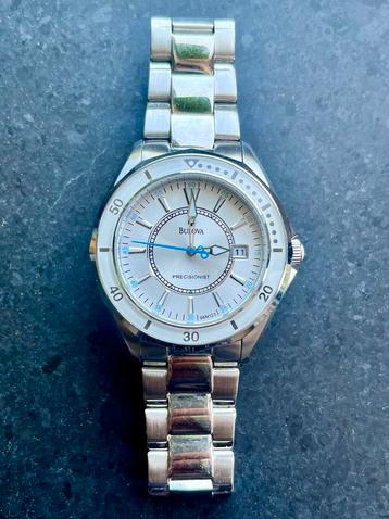 Bulova 96M123 winter park precisionist Quartz silver tone. beschikbaar voor biedingen