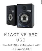 ALESIS M1 Active 520 USB, Ophalen of Verzenden, Zo goed als nieuw, Front, Rear of Stereo speakers