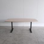 Restpartij, Vergadertafel, Tonvormig eiken blad 200x100/75cm, -, -, In hoogte verstelbaar, Ophalen of Verzenden