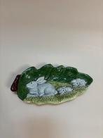 Fitz & Floyd Konijntjes Ovaal Bord Porselein, Ophalen of Verzenden