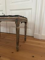 Klassiek houten bedeinde bankje, Huis en Inrichting, Banken | Voetenbanken en Poefen, Ophalen, Minder dan 50 cm, Gebruikt, 125 cm of meer