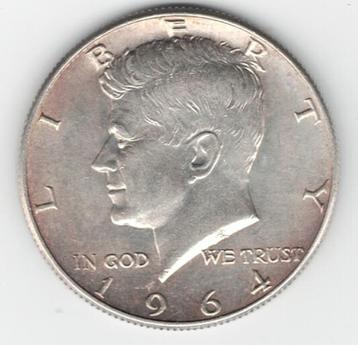25-1349 USA 1/2 dollar 1964D beschikbaar voor biedingen