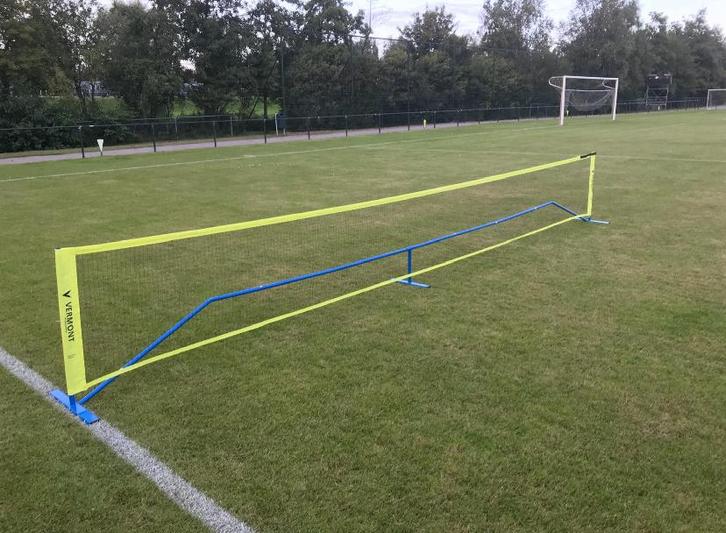 Voetvolley 6m Hoog en Laag verstelbaar -VOETBAL, Sport en Fitness, Voetbal, Gebruikt, Overige typen, Ophalen