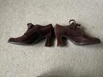 Vintage stijl bruine suède pumps met lint veter, Kleding | Dames, Schoenen, Bruin, Ophalen of Verzenden, Zo goed als nieuw, 4 You