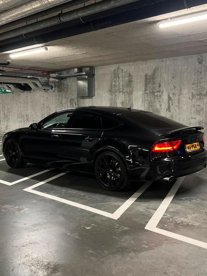 Audi A7 3.0 Tfsi 220KW Quattro S-tronic 2011 Zwart, Auto's, Audi, Particulier, A7, ABS, Achteruitrijcamera, Adaptieve lichten