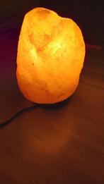 Zoutlamp Himalaya 17,5cm hg, 12,5cm br, 2,5kg, 220v, aan/uit, Verzamelen, Ophalen of Verzenden, Mineraal