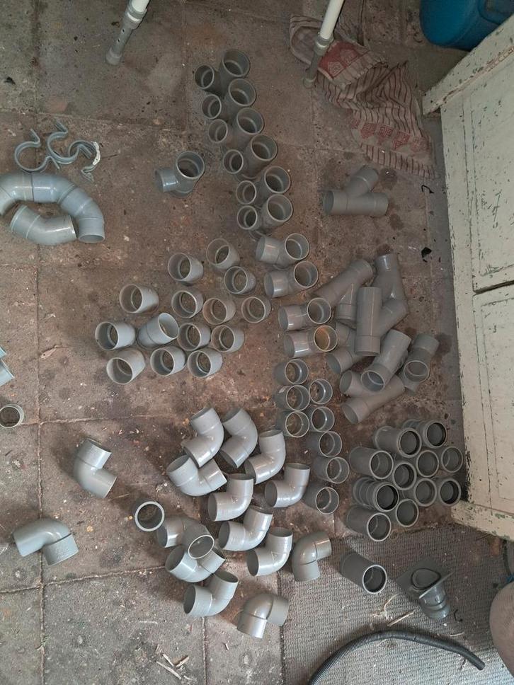 PVC Lijmbochten,nieuw Sokken & T-stukken 50mm, Doe-het-zelf en Verbouw, Buizen en Afvoer, Nieuw, Afvoer, Pvc, Minder dan 2 meter