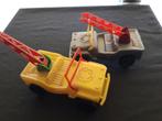 OUD SPEELGOED – set 2 plastic Willys Jeep takelwagens, Ophalen of Verzenden, Gebruikt
