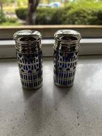Verzilverd Peper en Zoutsetje, Antiek en Kunst, Ophalen of Verzenden