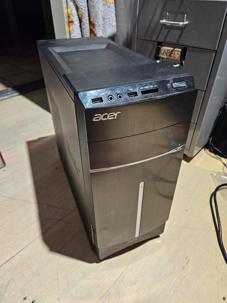 Werkende desktop pc, Computers en Software, Desktop Pc's, Refurbished, 2 tot 3 Ghz, HDD, Minder dan 4 GB, Met videokaart, Gaming