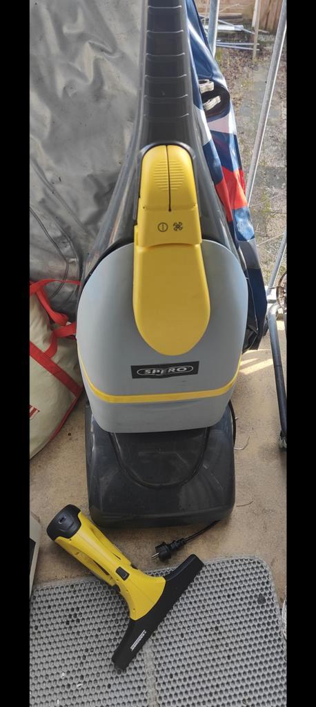 Tapijtreiniger Spero + Kärcher Ruitenreiniger, Witgoed en Apparatuur, Stofzuigers, Gebruikt, Waterstofzuiger, Reservoir, Ophalen of Verzenden