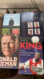 4 voetbalboeken Koeman, Sparta, Feyenoord, Gyan, Ophalen of Verzenden, Zo goed als nieuw
