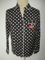 ESSENTIEL ANTWERP Leuke stippen blouse maat 34 / 36 XS / S, Kleding | Dames, Essentiel.nl, Zwart, Ophalen of Verzenden, Zo goed als nieuw