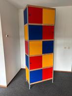 Kewlox/Moduloo kast in De Stijl (primaire) kleuren, Huis en Inrichting, Ophalen, Met deur(en), 200 cm of meer, Zo goed als nieuw
