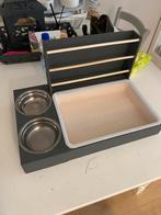 Konijnen etensbak + toilet ca 48 x 31 cm zgan, Ophalen, Zo goed als nieuw
