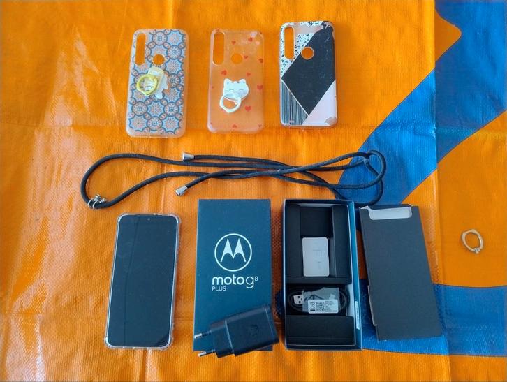 Motorola G8 Plus, crystal pink, Telecommunicatie, Mobiele telefoons | Motorola, Zo goed als nieuw, Zonder abonnement, Zonder simlock