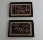 2 Handgemaakte Souvenirs uit Surabaya, Indonesië, Huis en Inrichting, Woonaccessoires | Wanddecoraties, Ophalen, Zo goed als nieuw