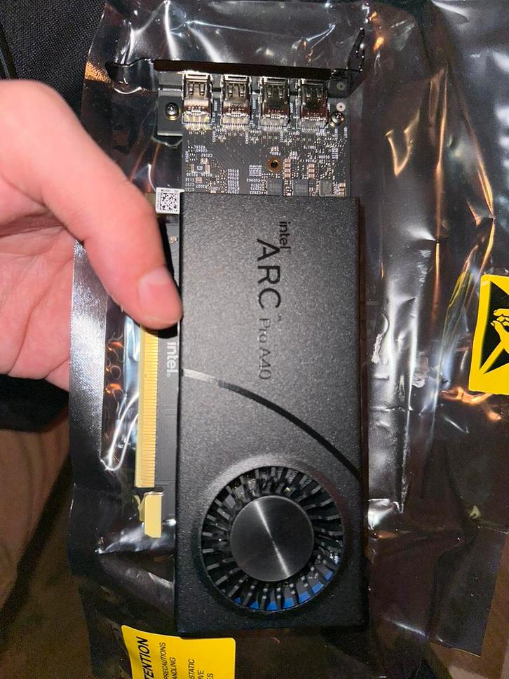 Intel Arc Pro A40 6GB AV1 / HEVC Workstation GPU Low Profile, Computers en Software, Videokaarten, Overige chipsets, PCI-Express 4.0