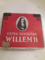Vintage Willem ll sigarettenblik., Verzamelen, Blikken, Overige merken, Gebruikt, Overige, Ophalen of Verzenden