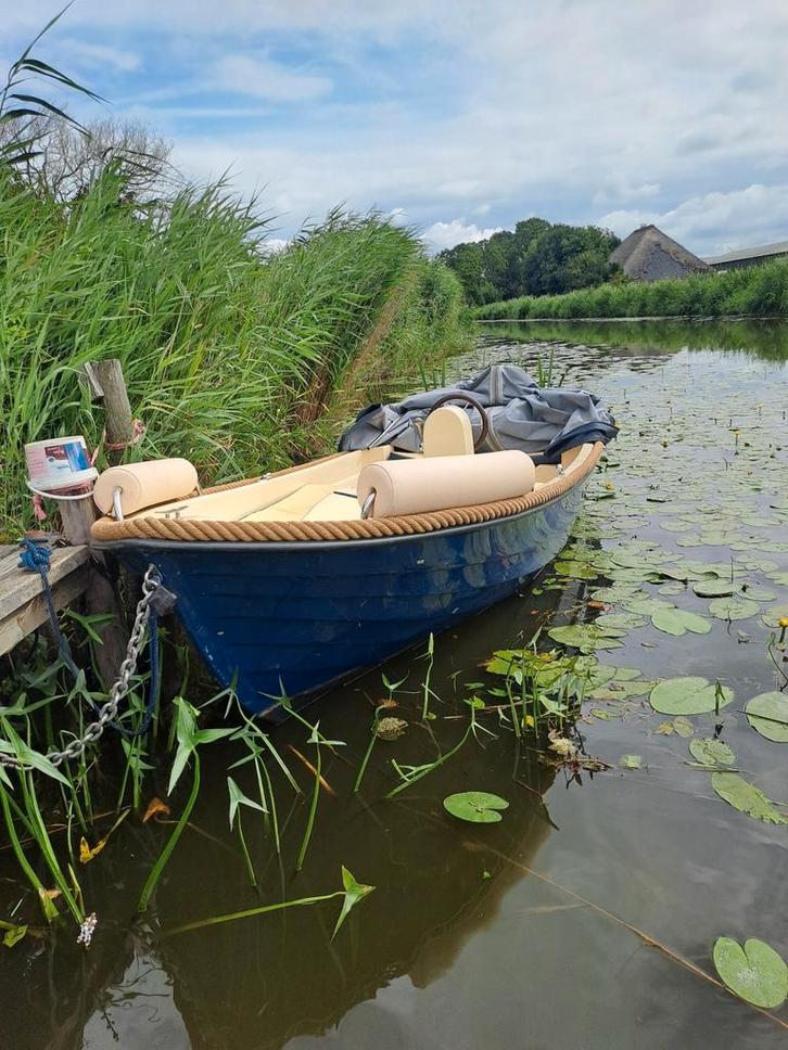 Sloep 400 classic, Watersport en Boten, Sloepen, Zo goed als nieuw, Tot 10 pk, 3 tot 6 meter, Buitenboordmotor, Benzine, Polyester