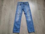 JC RAGS blauwe ripped spijkerbroek maat 30/32 ~ TH1002, Blauw, W32 (confectie 46) of kleiner, Ophalen of Verzenden, Zo goed als nieuw