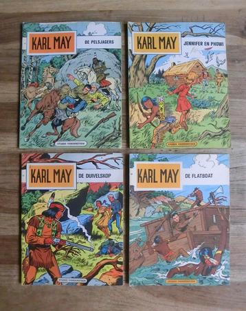 4 stripboeken uit de reeks van Karl May beschikbaar voor biedingen