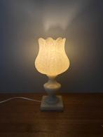 Vintage italiaanse albast tafellamp, Ophalen of Verzenden, Zo goed als nieuw, Minder dan 50 cm