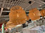 Ikea Sinnerling hanglamp kantoor incl gloeilamp 50 cm, Bruin, Rond, Zo goed als nieuw, Modern