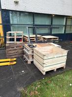 Pallets en hout, gratis afhalen., Doe-het-zelf en Verbouw, Hout en Planken, Ophalen, Zo goed als nieuw, Pallet, Minder dan 200 cm