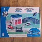 Autobaan beukenhout, Kinderen en Baby's, Speelgoed | Houten speelgoed, Ophalen, Zo goed als nieuw, Overige typen