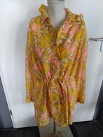 Vintage jurk zomerkleuren maat C42, Overige kleuren, Maat 42/44 (L), Ophalen of Verzenden, Gedragen
