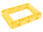 4 technic Lego hefbalken 5x7 open frame geel, Kinderen en Baby's, Speelgoed | Duplo en Lego, Ophalen of Verzenden, Zo goed als nieuw