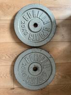 Halterschijven 28mm, Sport en Fitness, Fitnessmaterialen, Ophalen, Zo goed als nieuw