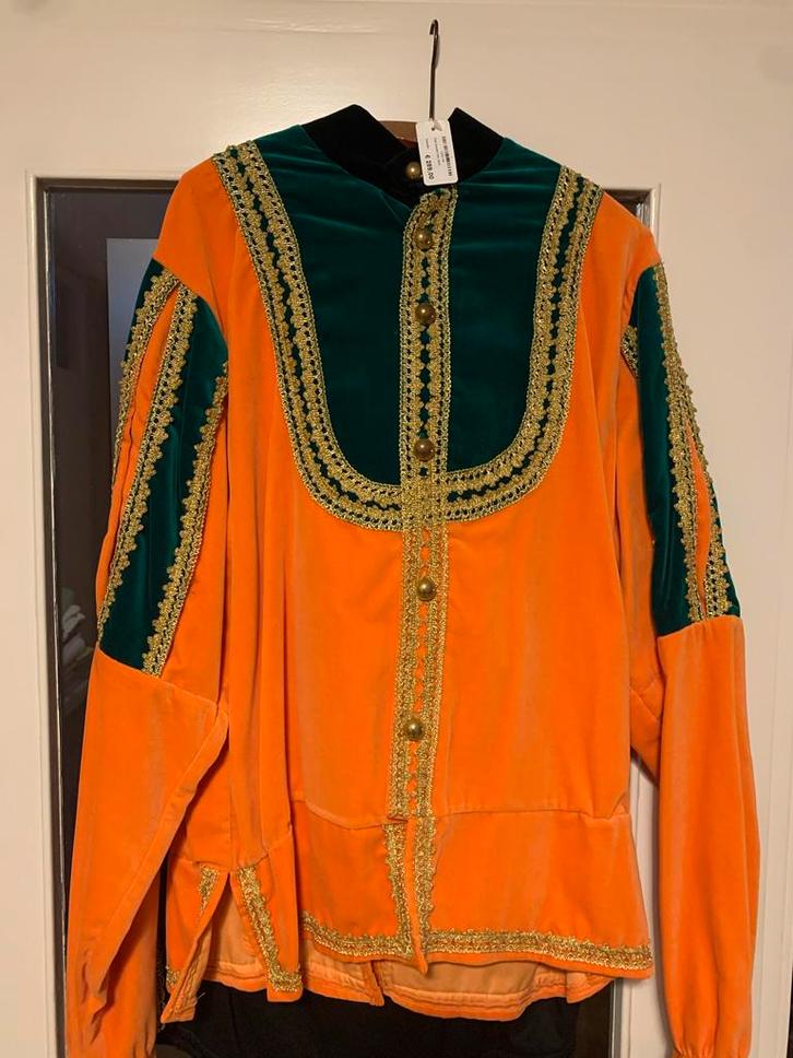 Nieuw Zwarte Piet Kostuum Maat L Nidec fluweel, Diversen, Sinterklaas, Nieuw, Ophalen of Verzenden