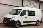 Renault Master T35 2.3 dCi L2H2 DUBBEL CABINE TREKHAAK, Stof, Gebruikt, Euro 6, 4 cilinders