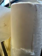 Te koop rollen PVC doek 430 grm wit geel bruin 1,50 perm2, Nieuw, Zeil, 15 m² of meer, Ophalen of Verzenden