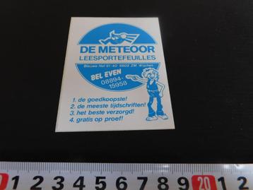 sticker Wijchen DE METEOOR leesportefeuilles  beschikbaar voor biedingen