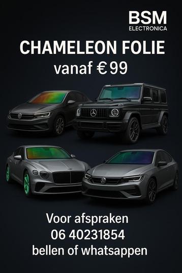 Voorruit chameleon folie – APK legaal & levenslange garantie beschikbaar voor biedingen