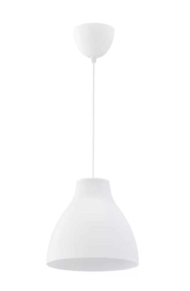 Witte lamp, Huis en Inrichting, Lampen | Hanglampen, Kunststof, Ophalen of Verzenden