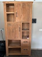 Te koop:Teakhouten buffetkast, Gebruikt, 100 tot 150 cm, Eikenhout, Ophalen of Verzenden