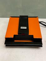 Vintage Tefal tostimaker oranje 1970 paninimaker, Witgoed en Apparatuur, Broodroosters, Ophalen of Verzenden, Zo goed als nieuw