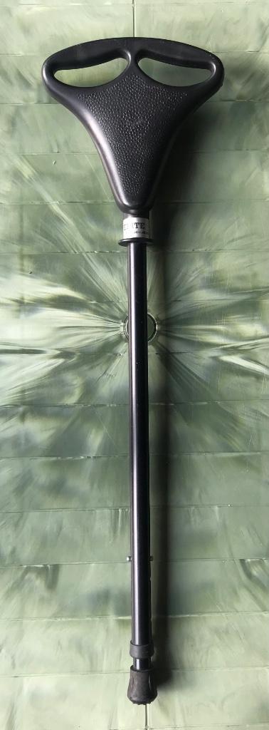 Zitstok / wandelstok met rubberen dop., Diversen, Wandelstokken, Gebruikt, Verstelbaar, Ophalen