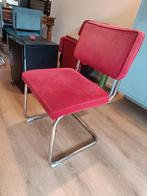 Retro Rode Stoel - Tweede Ronde Klaar!, Ophalen, Gebruikt, Stof, Eén