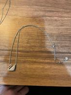 Swarovski Zwaan Ketting - Silvertone, Ophalen of Verzenden, Zo goed als nieuw, Zilver, Met kristal