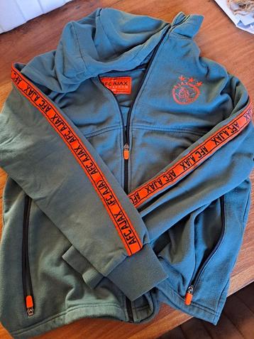 Ajax hoodie (groen met oranje, maat M) beschikbaar voor biedingen