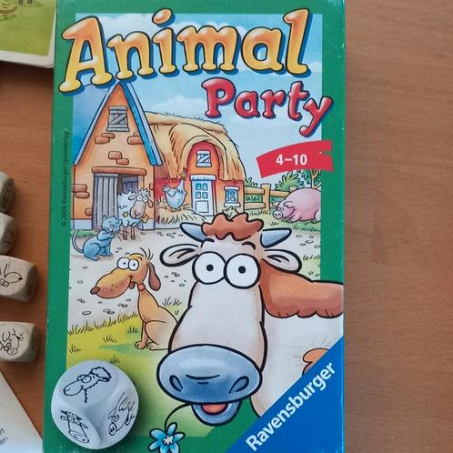 Animal Party 4-10 jaar Ravensburger leuk dobbel familie spel, Hobby en Vrije tijd, Gezelschapsspellen | Kaartspellen, Zo goed als nieuw