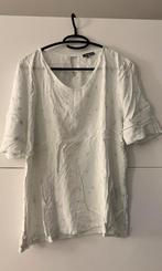 Street One witte T-shirt met pluimpjesprint, Kleding | Dames, T-shirts, Wit, Ophalen of Verzenden, Zo goed als nieuw, Korte mouw